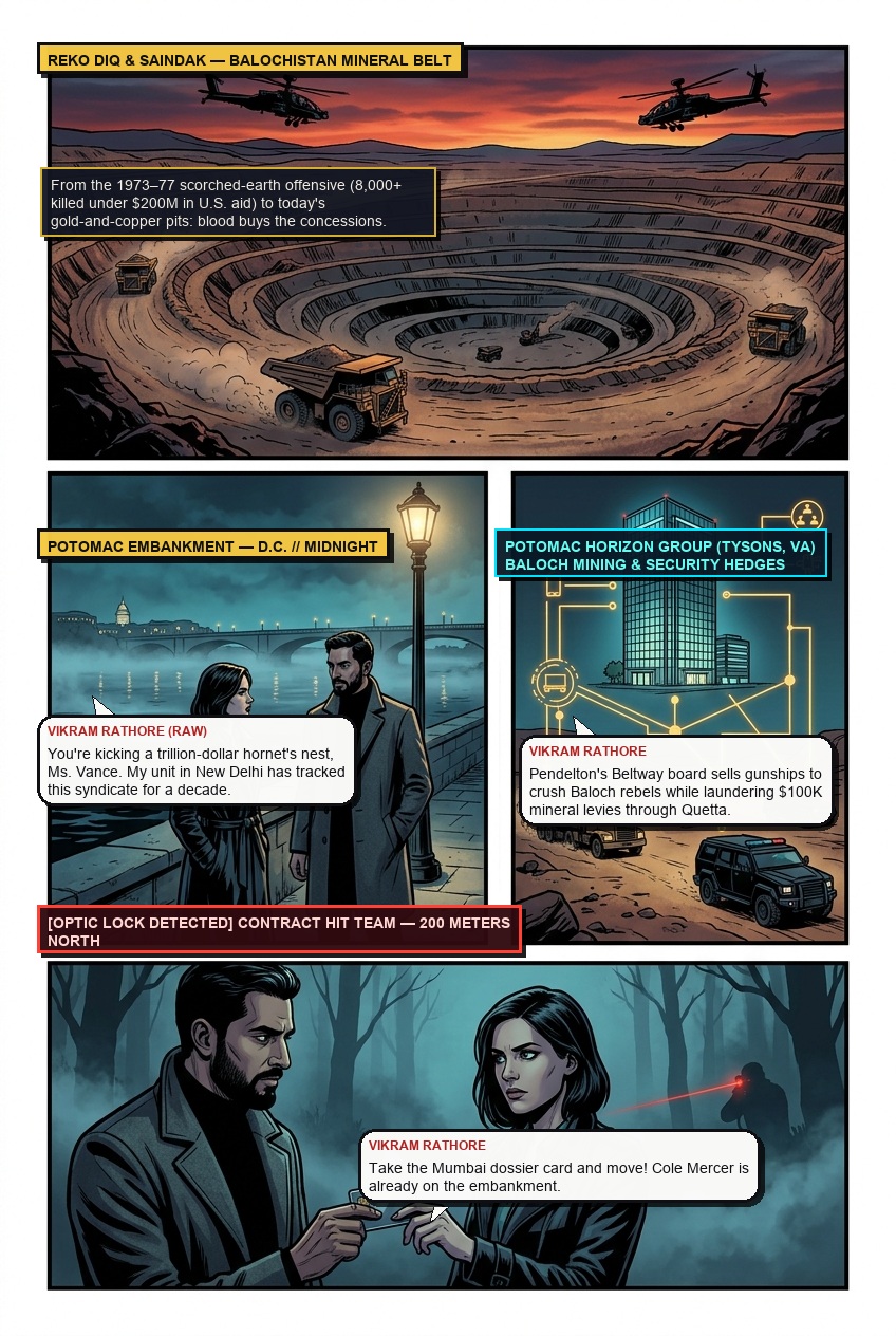 Page 6 — CHAPTER 5: BLOOD AND MINERALS IN BALOCHISTAN Graphic Novel Page