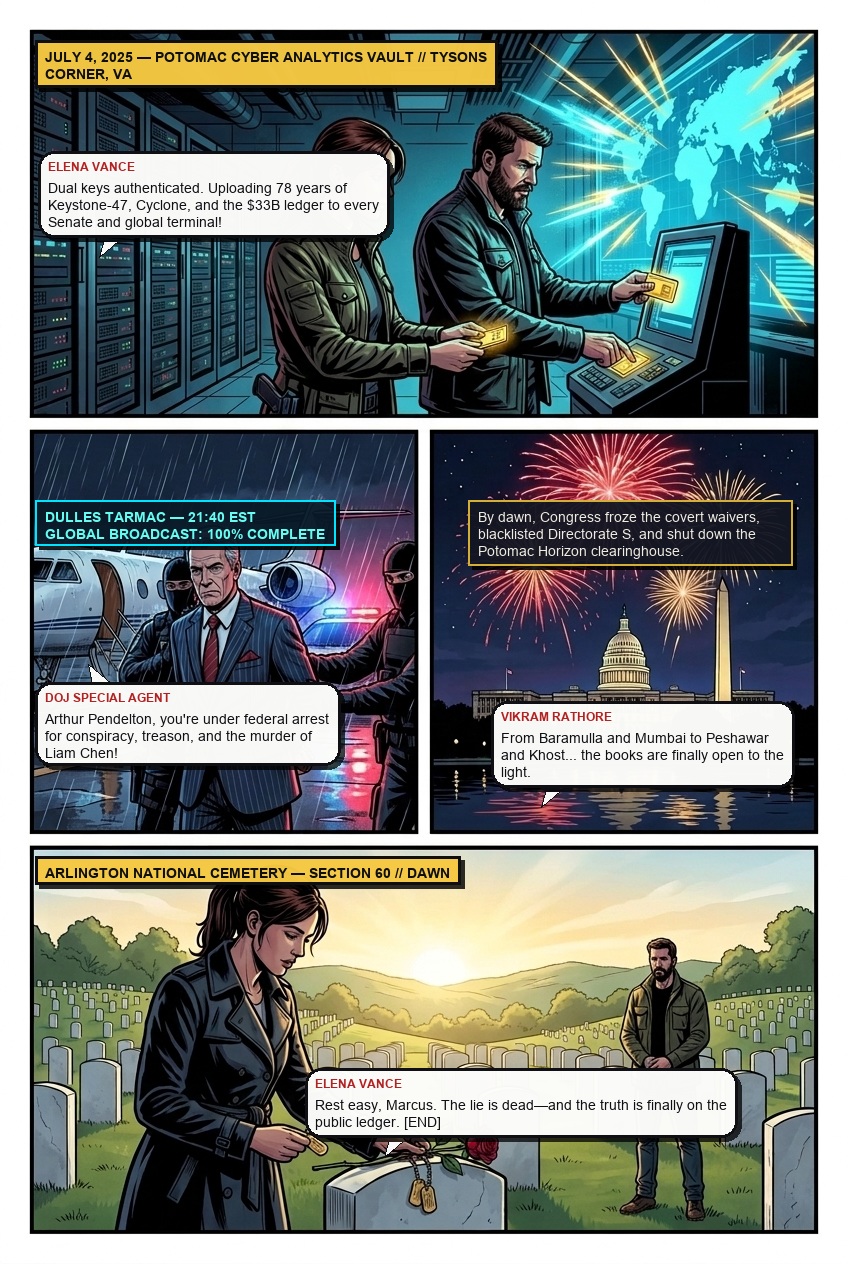 Page 16 — EPILOGUE: BREAKING THE LEDGER Graphic Novel Page