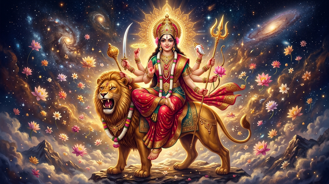 Maa Durga Simhavahini Shakti