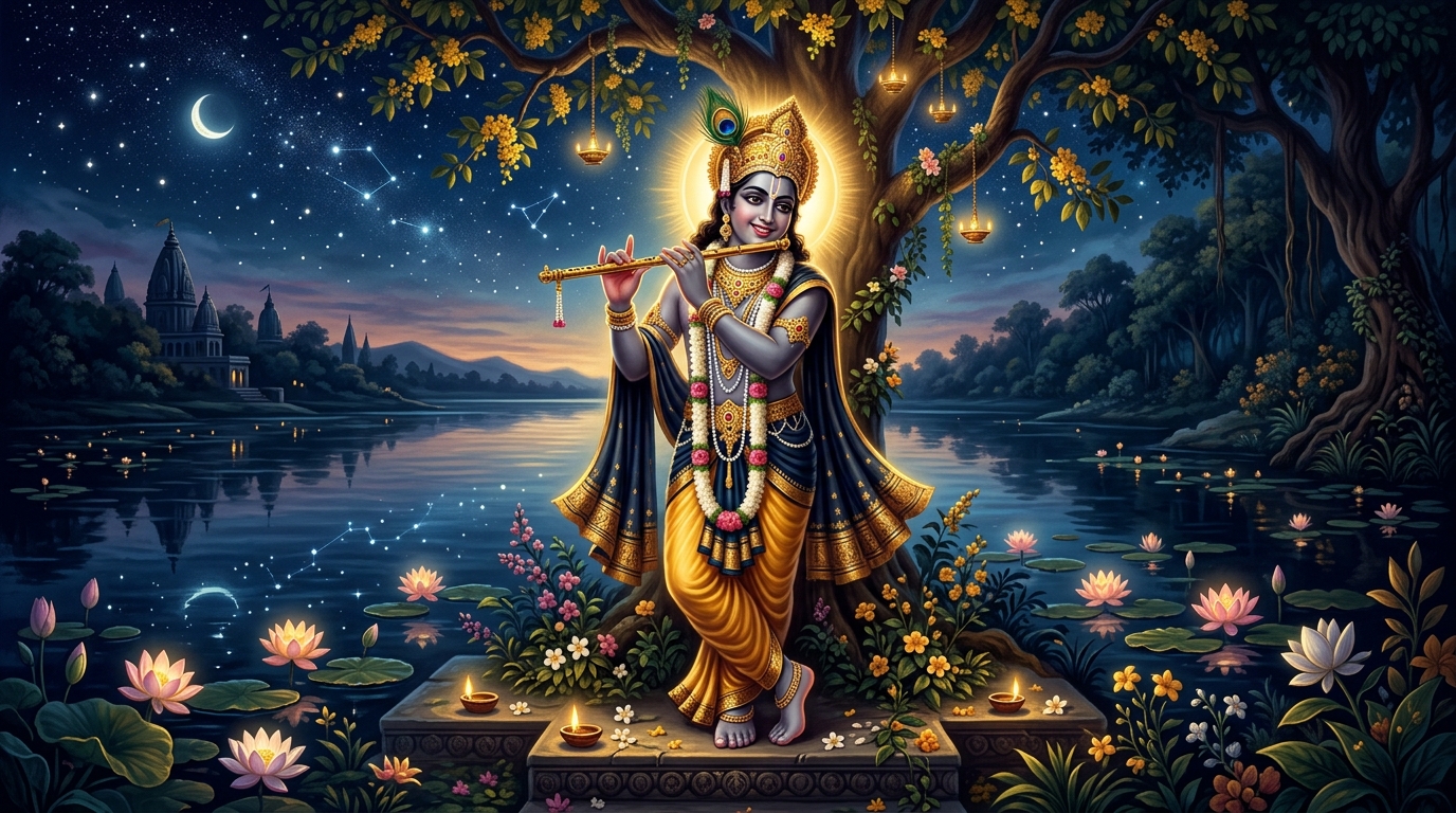 Lord Krishna Divine Melody