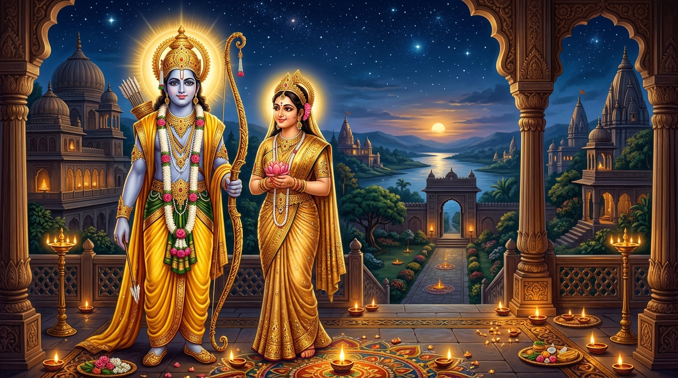 Lord Rama and Mata Sita